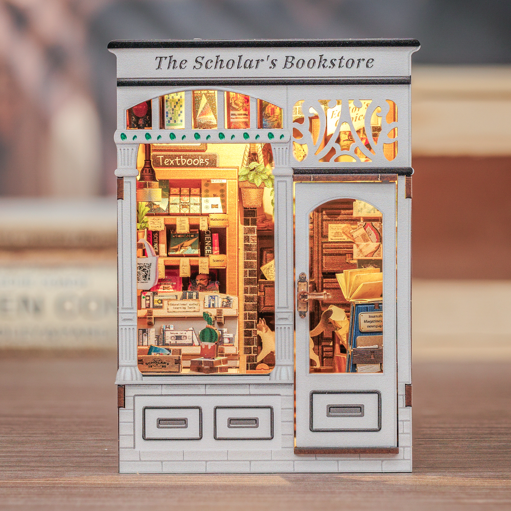 The Scholar's Bookstore | CUTEBEE DIY Book Nook Kit