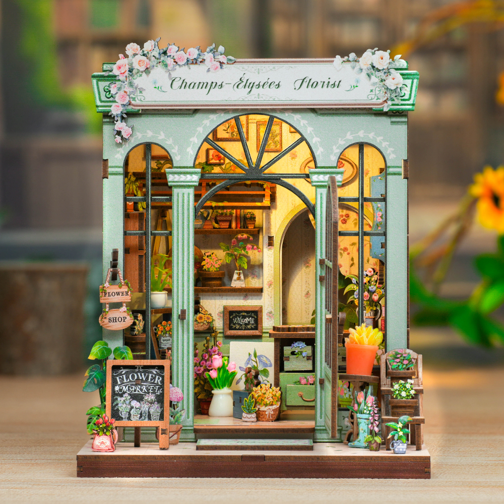 Champs-Élysées  Florist | CUTEBEE DIY Book Nook Kit |