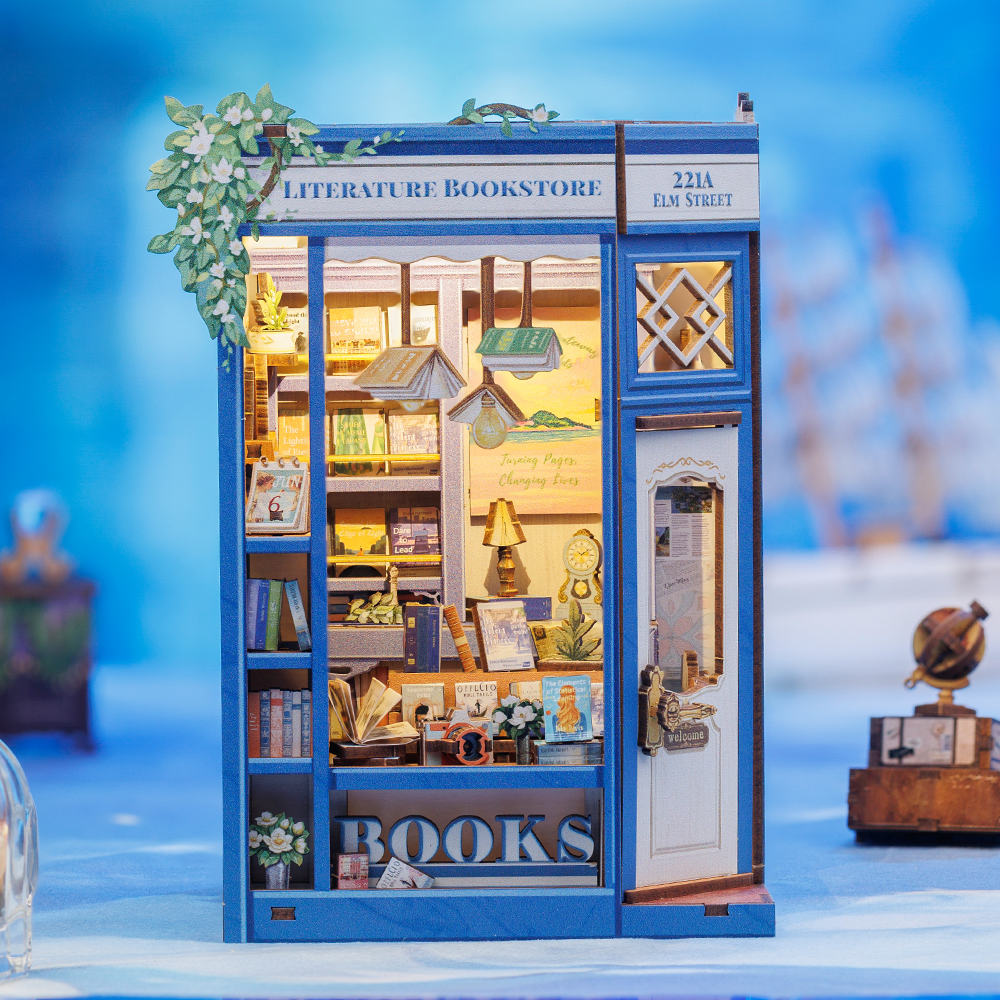 Literature Bookstore | CUTEBEE DIY Book Nook Kit |
