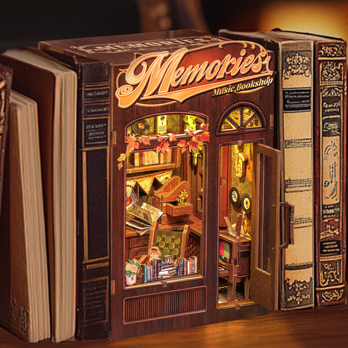Memories Music Bookshop | CUTEBEE DIY Book Nook Kit