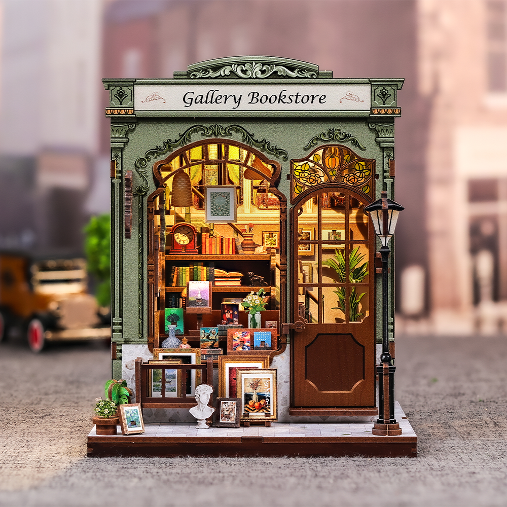 Gallery Bookstore |CUTEBEE DIY Miniature House