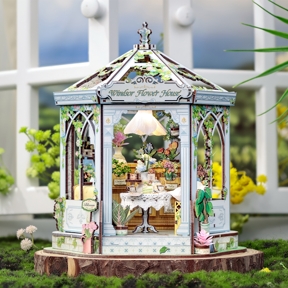 Windsor Flower House | CUTEBEE DIY Miniature House