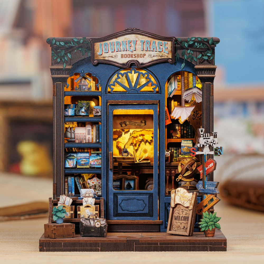 Journey Trace Bookshop | CUTEBEE DIY Book Nook Kit
