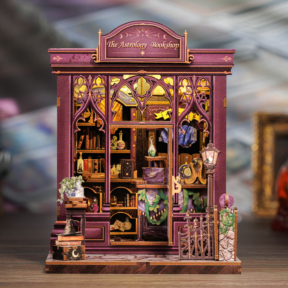 The Astrology  Bookshop | CUTEBEE DIY Book Nook Kit |