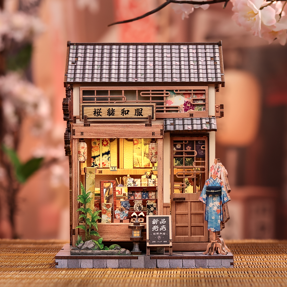 Sakura o kimono shop | CUTEBEE DIY Miniature House