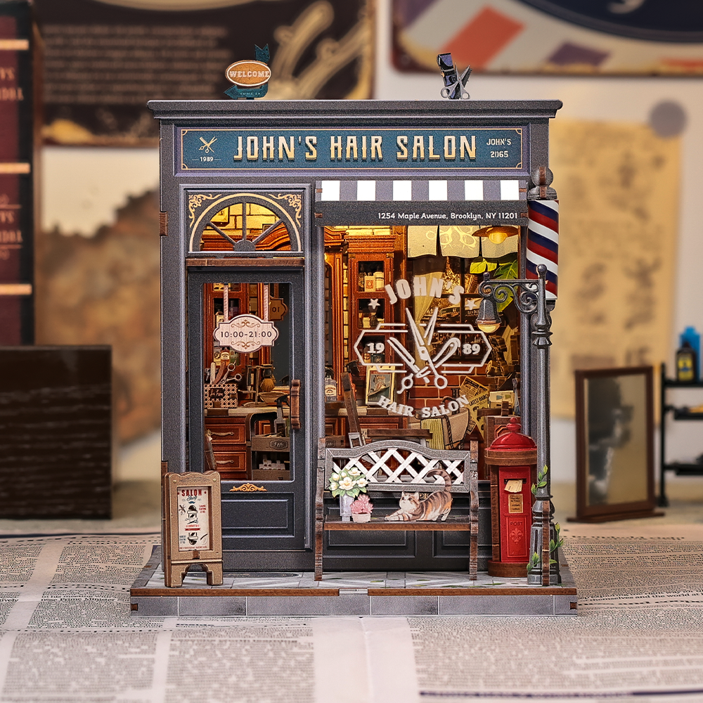 John's Hair Salon | CUTEBEE DIY Miniature House