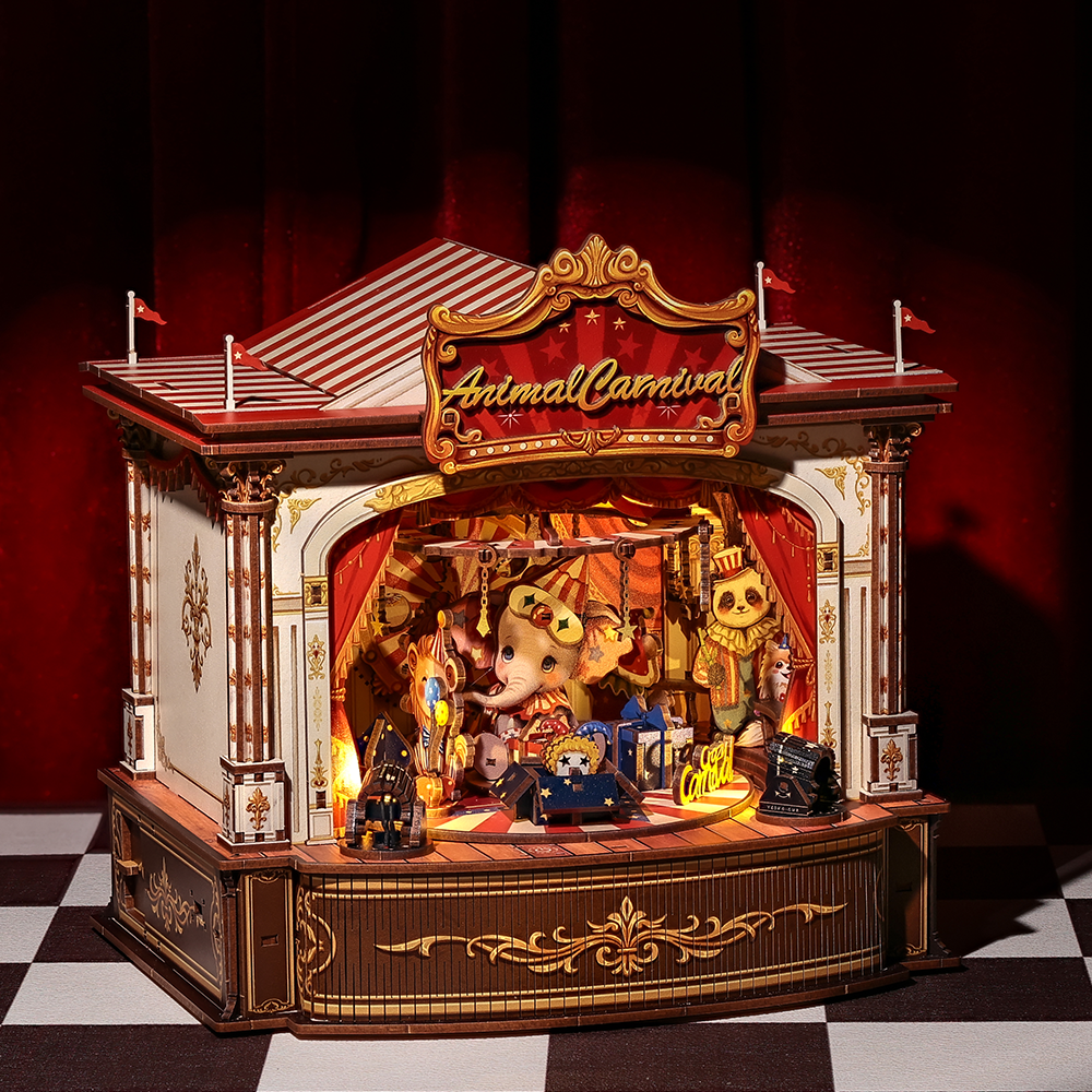 Animal Carnival | CUTEBEE DIY Wooden Music Box