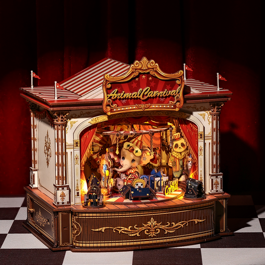 Animal Carnival | CUTEBEE DIY Wooden Music Box