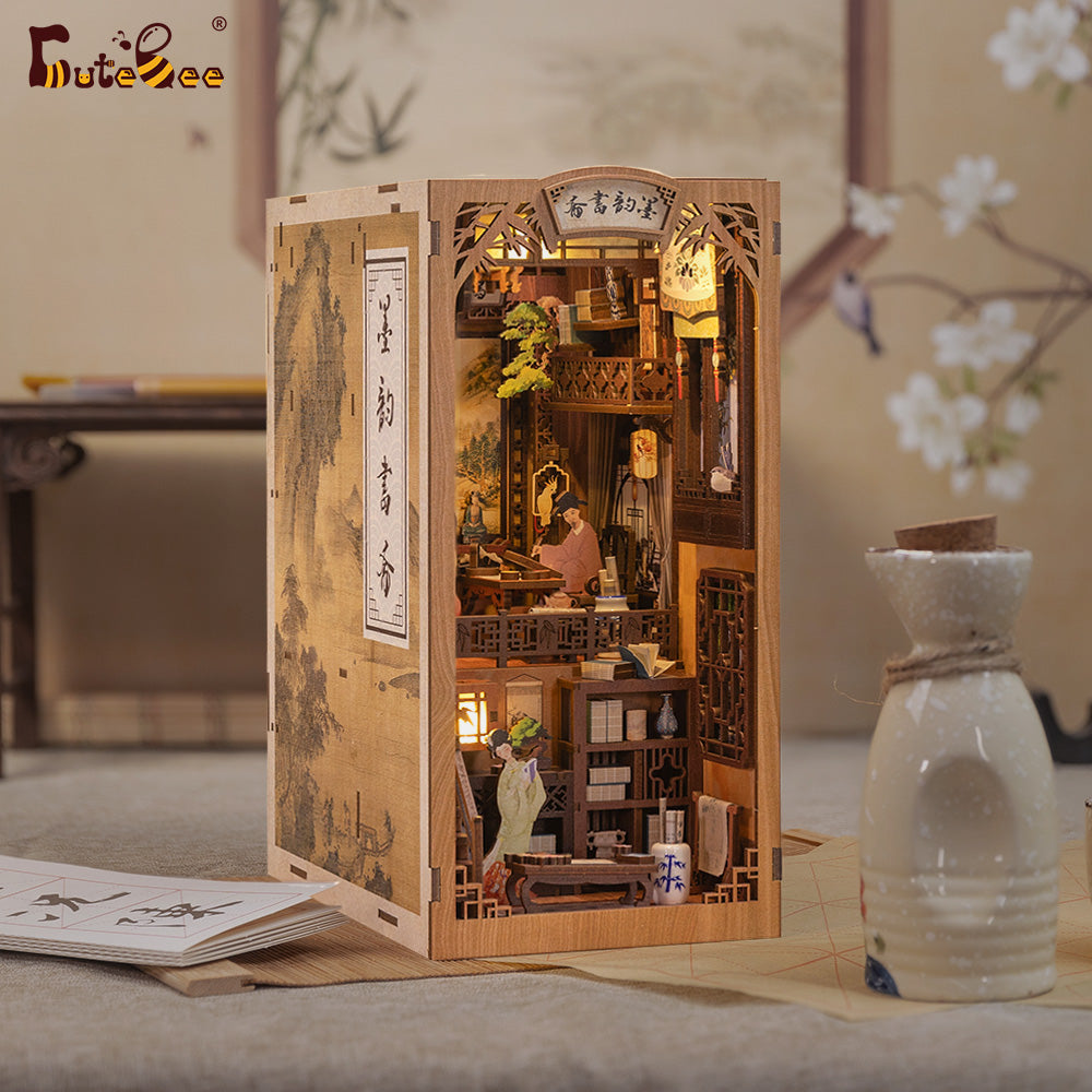 Ink Rhyme Bookstore | CUTEBEE DIY Book Nook Kit