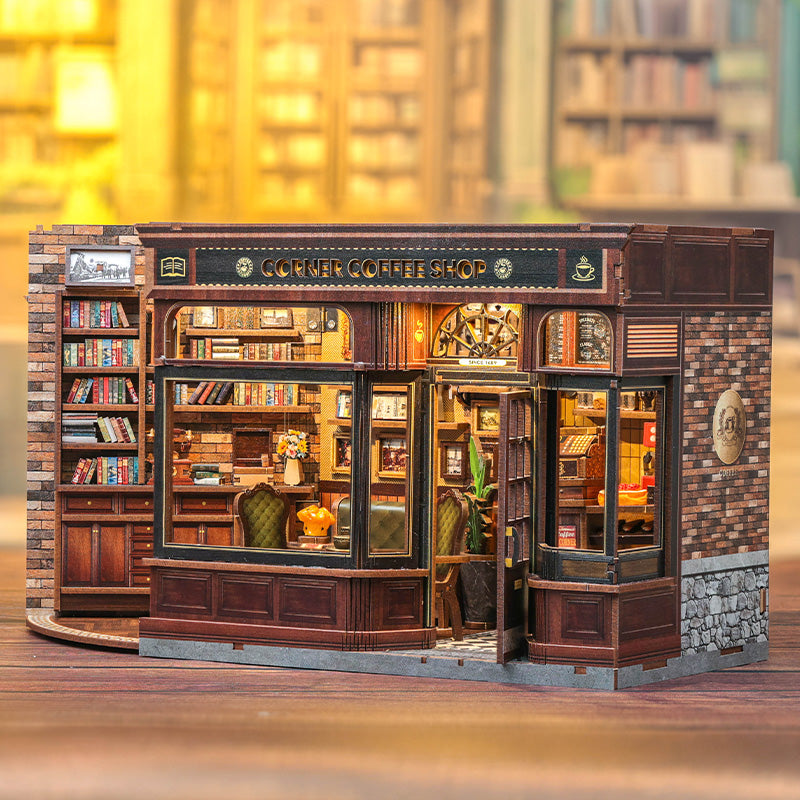 CORNER COFFEE SHOP |CUTEBEE DIY Dollhouse Kit