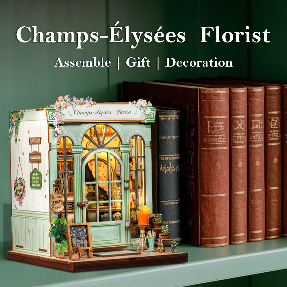 Champs-Élysées  Florist | CUTEBEE DIY Book Nook Kit |