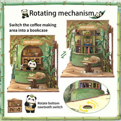 Panda Bookshop | CUTEBEE DIY Book Nook Kit