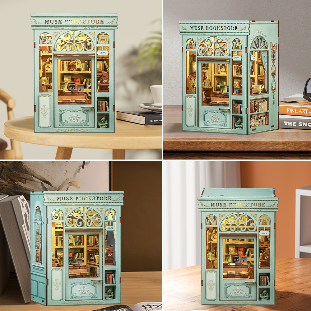 Muse Bookstore |CUTEBEE DIY Book Nook Kit