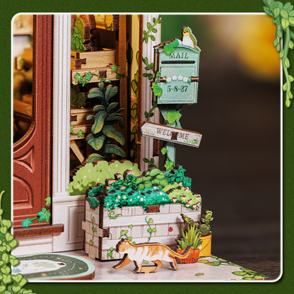 Green Life Bookshop | CUTEBEE DIY Book Nook Kit