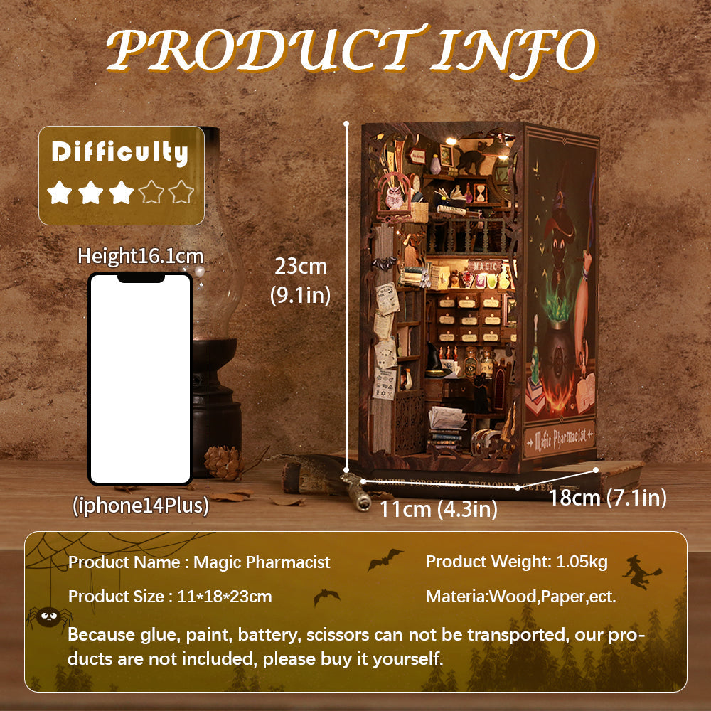 Magic Pharmacist |CUTEBEE DIY Book Nook Kit