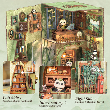 Panda Bookshop | CUTEBEE DIY Book Nook Kit
