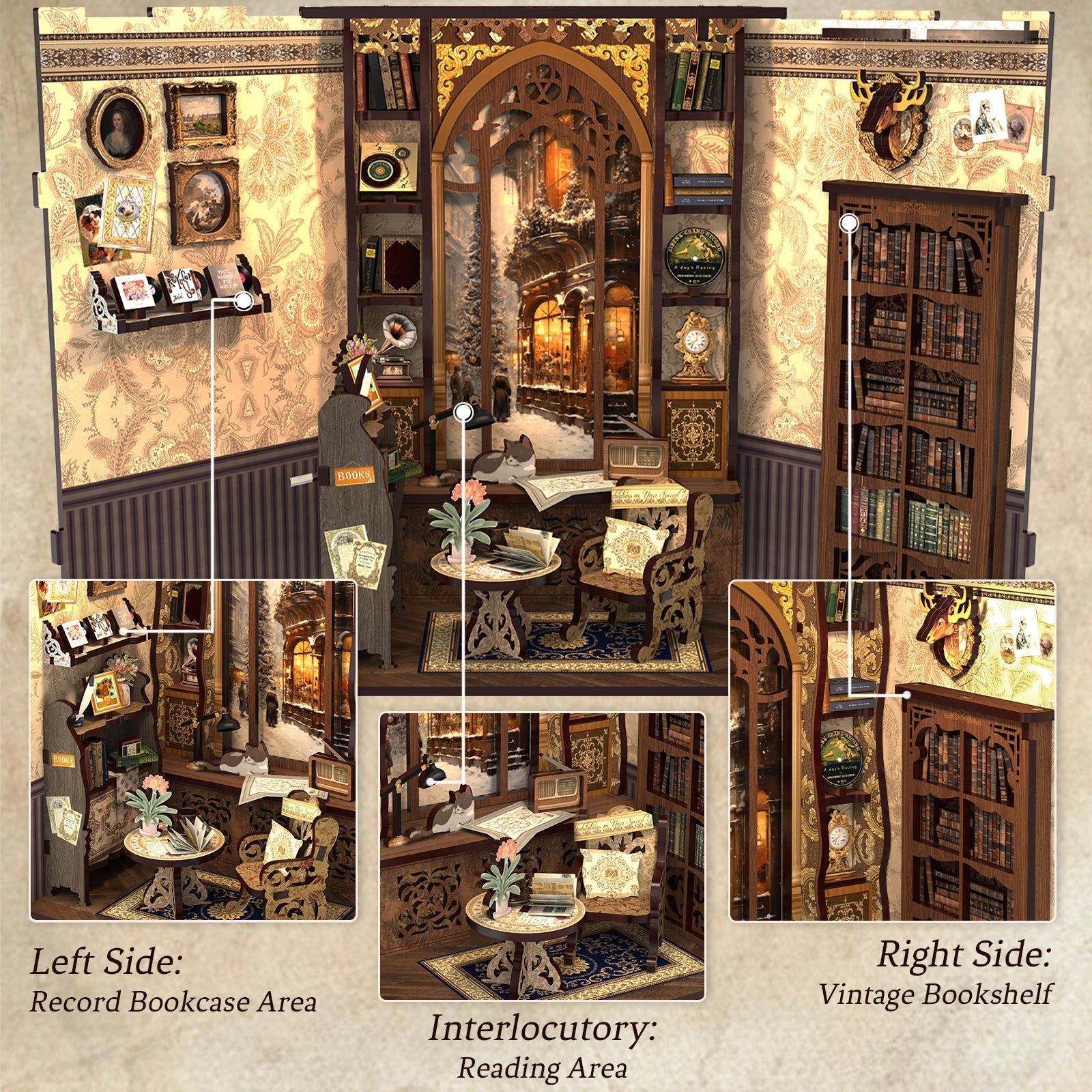 Bookshop Memories | CUTEBEE DIY Book Nook Kit