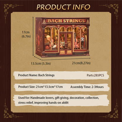 Bach Strings | CUTEBEE DIY Miniature House