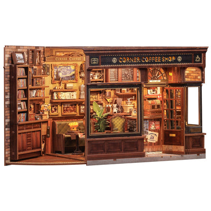 CORNER COFFEE SHOP |CUTEBEE DIY Dollhouse Kit