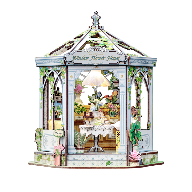 Windsor Flower House | CUTEBEE DIY Miniature House