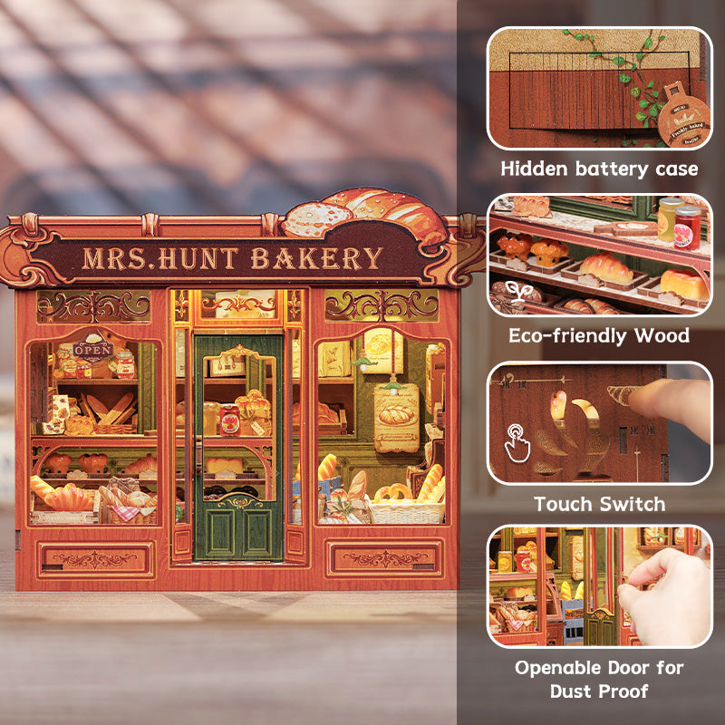 MRS.HUNT BAKERY |CUTEBEE DIY Dollhouse Kit