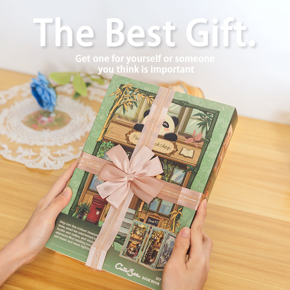 Panda Bookshop | CUTEBEE DIY Book Nook Kit