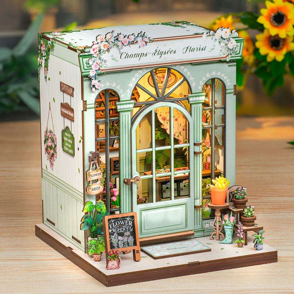 Champs-Élysées  Florist | CUTEBEE DIY Book Nook Kit |