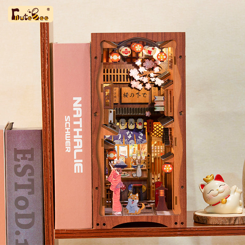 Under the Sakura Tree | CUTEBEE DIY Book Nook Kit