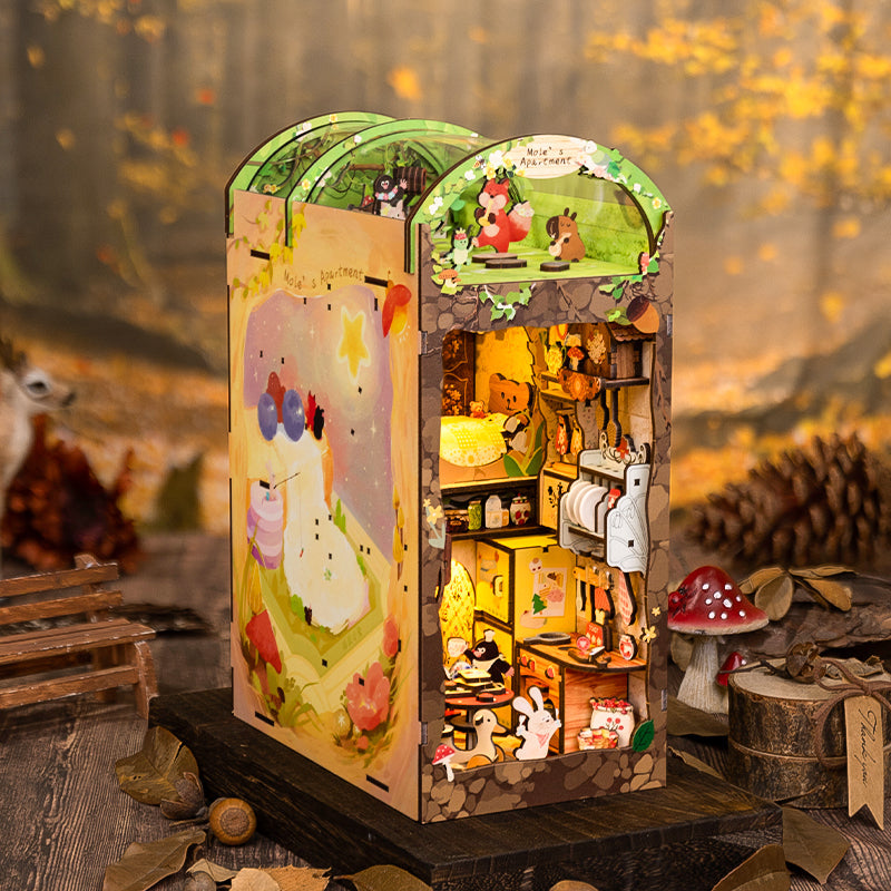 Mole's Apartment | CUTEBEE DIY Book Nook Kit
