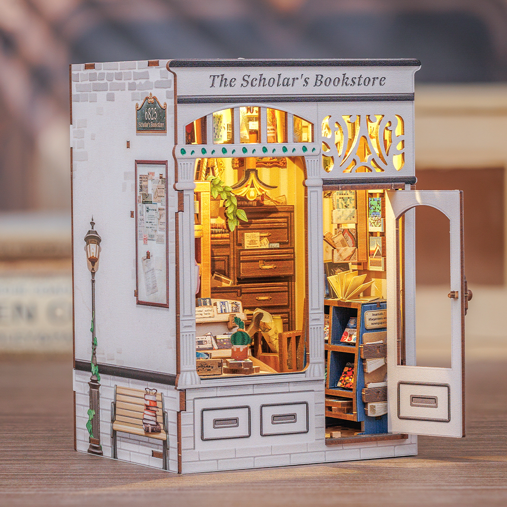 The Scholar's Bookstore | CUTEBEE DIY Book Nook Kit