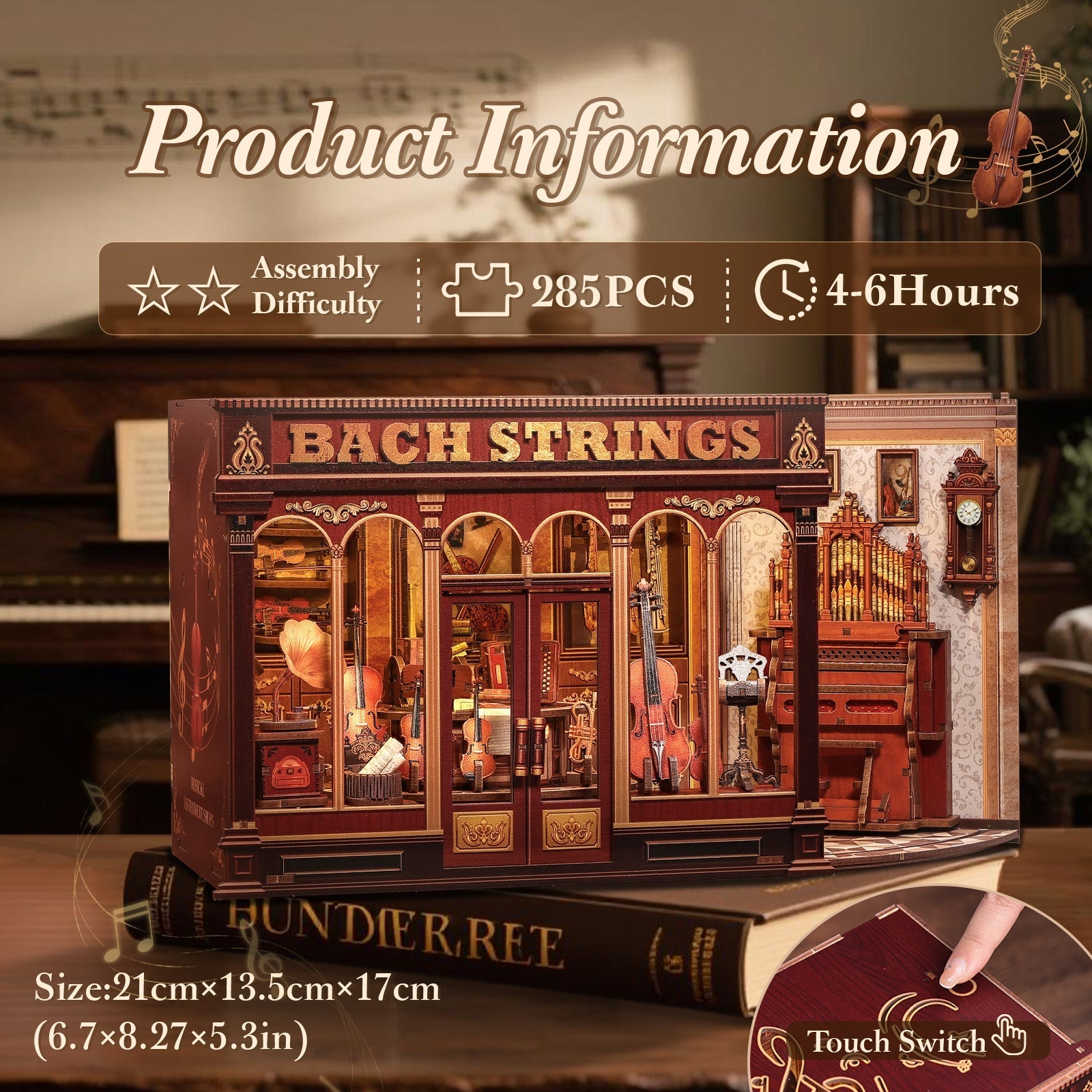 Bach Strings | CUTEBEE DIY Miniature House