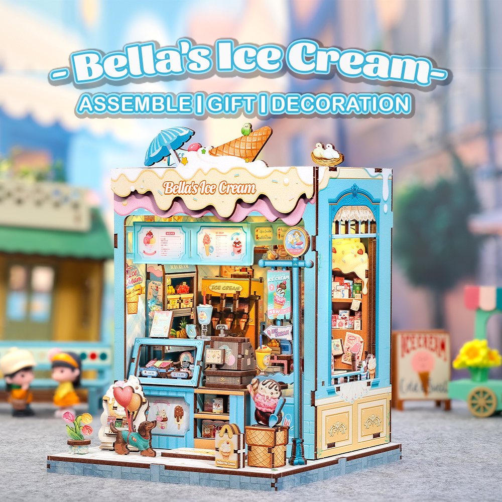 Bella's Ice Cream | CUTEBEE DIY Miniature House