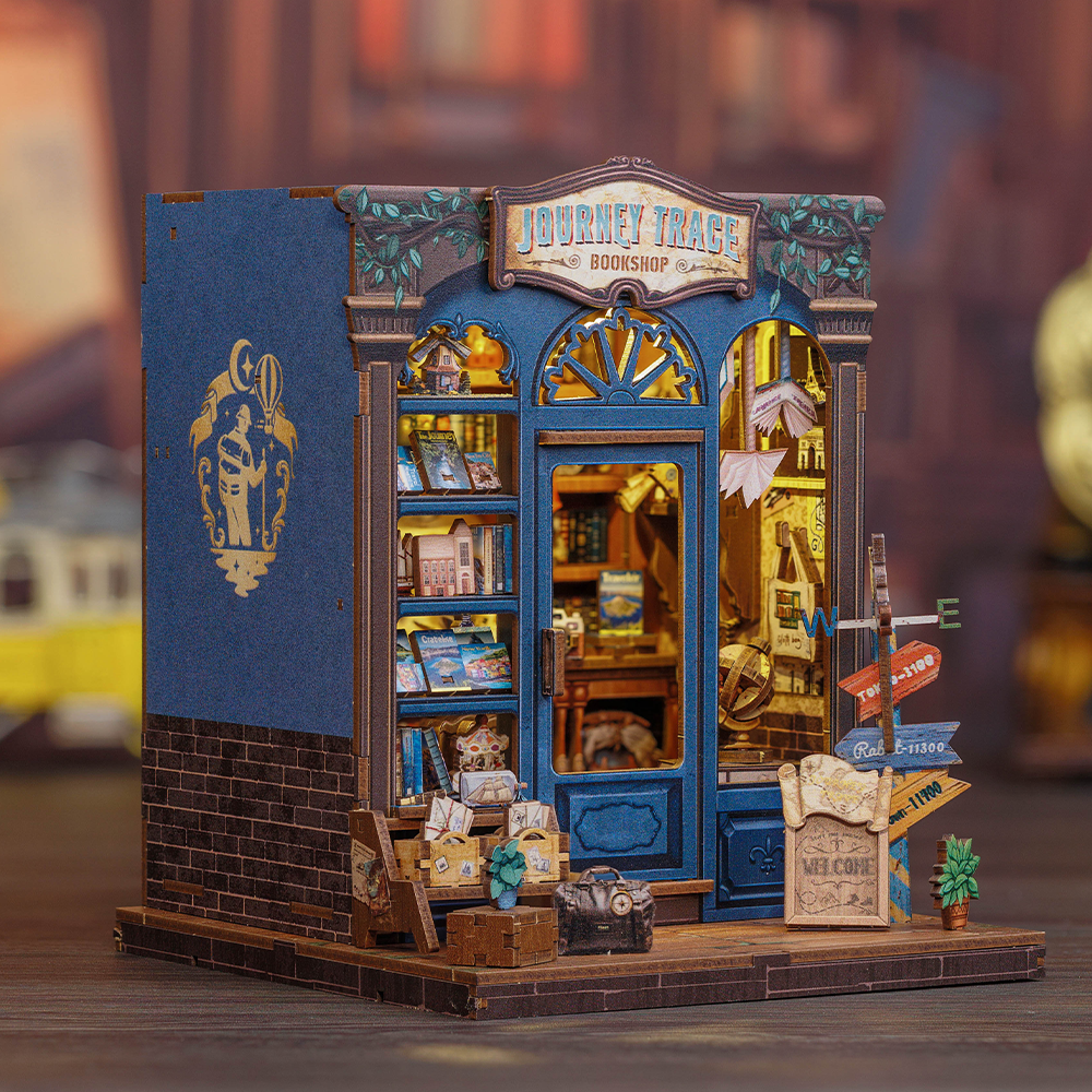Journey Trace Bookshop | CUTEBEE DIY Book Nook Kit