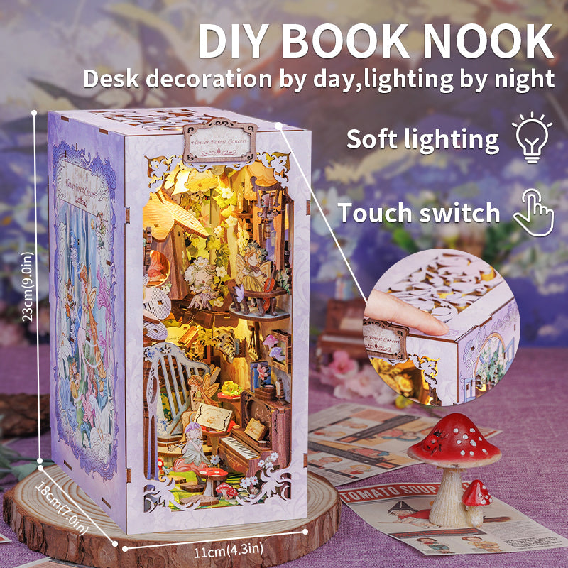Flower Forest Concert | CUTEBEE DIY Book Nook Kit