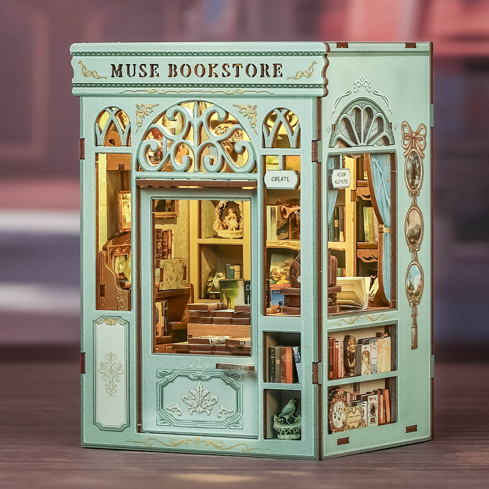 Muse Bookstore |CUTEBEE DIY Book Nook Kit