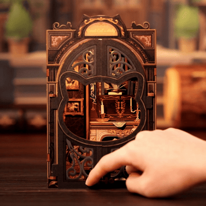 Count Cat's Study | CUTEBEE DIY Book Nook Kit