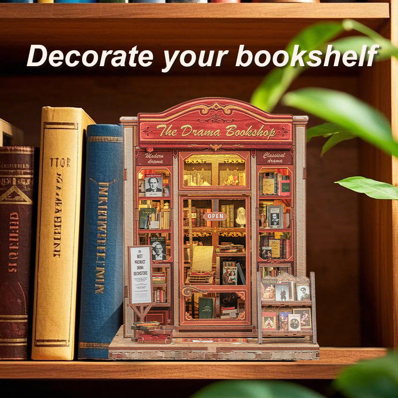 The Drama Bookshop | CUTEBEE DIY Book Nook Kit