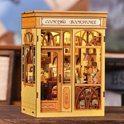 Cooking Bookstore | CUTEBEE DIY Book Nook Kit