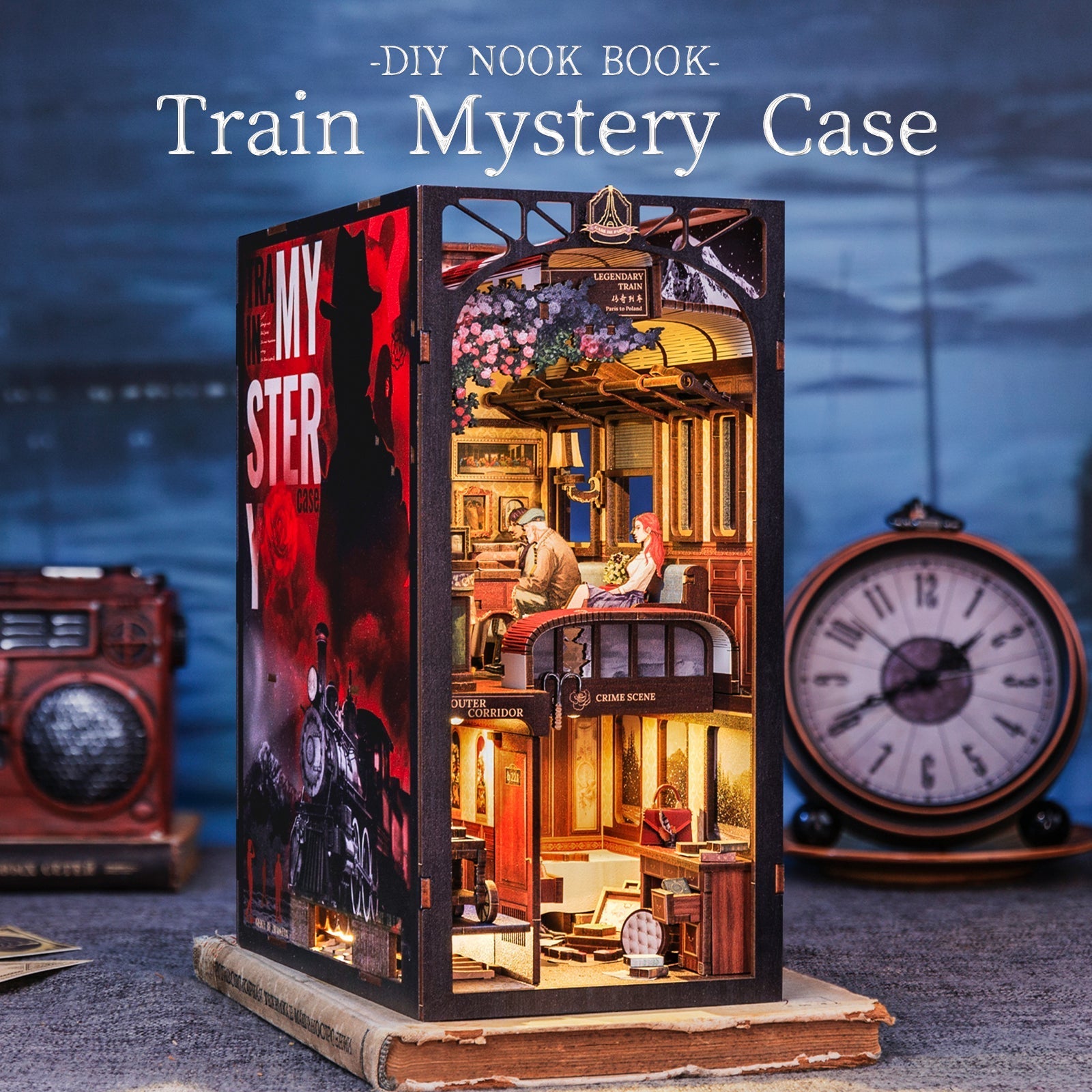 Train Mystery | CUTEBEE DIY Book Nook Kit