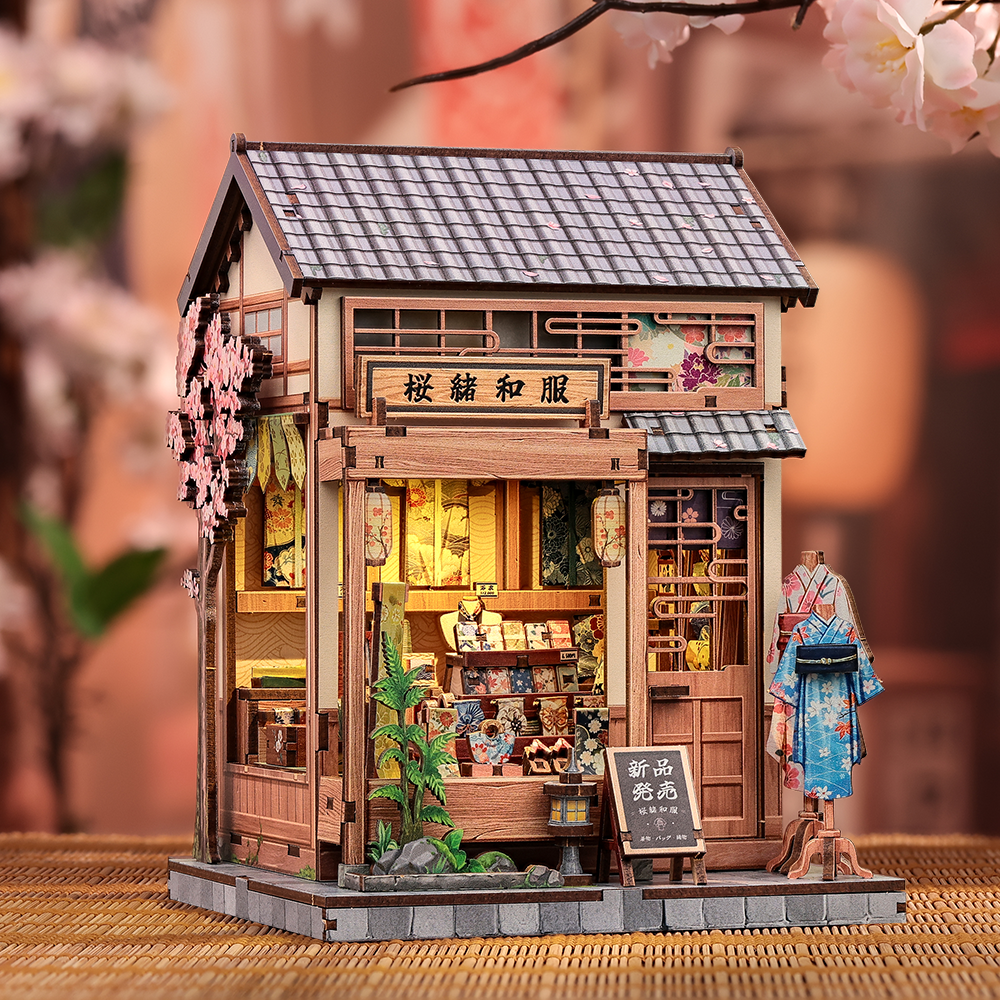 Sakura o kimono shop | CUTEBEE DIY Miniature House
