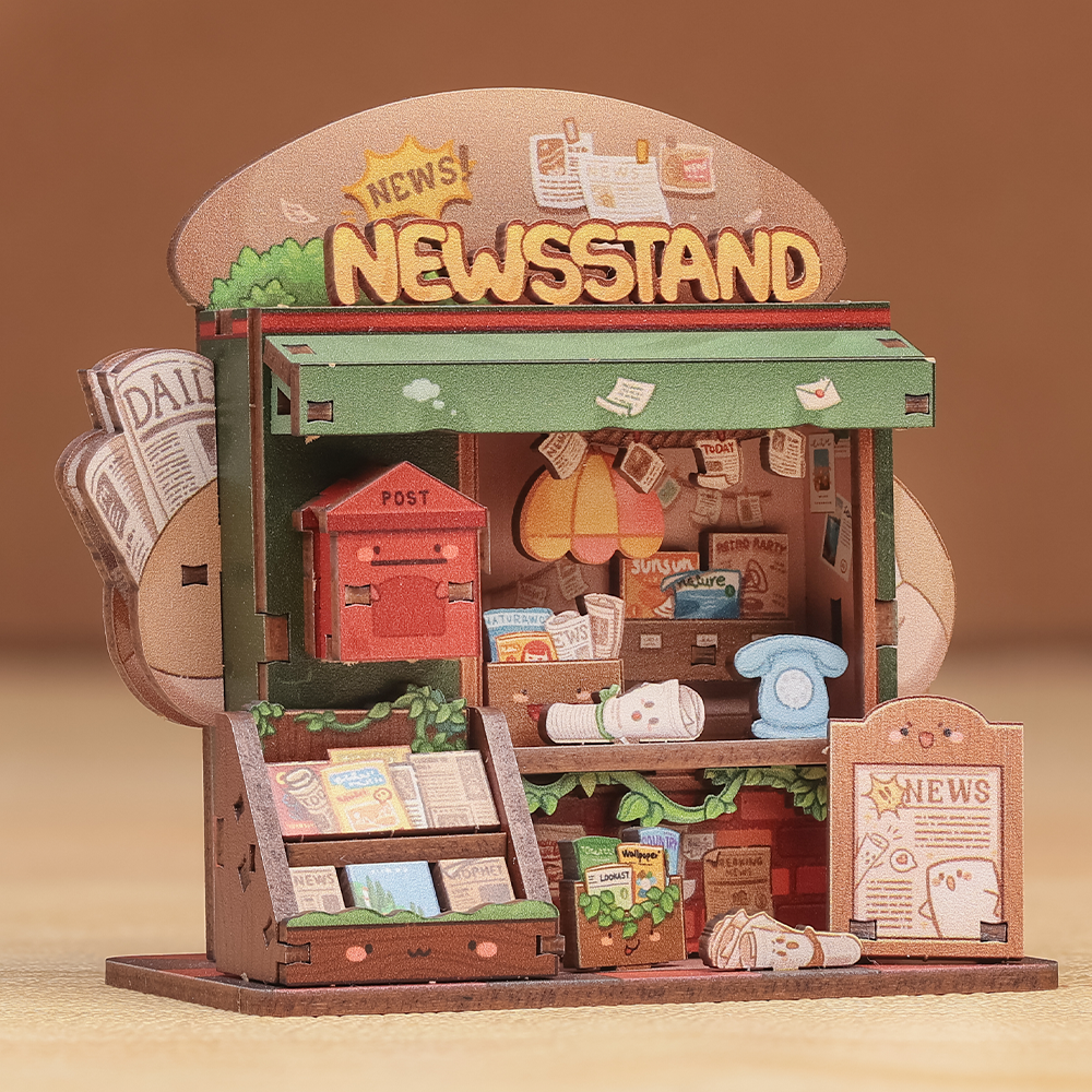 TaleBox Corner-Newsstand | CUTEBEE Mini Store Series