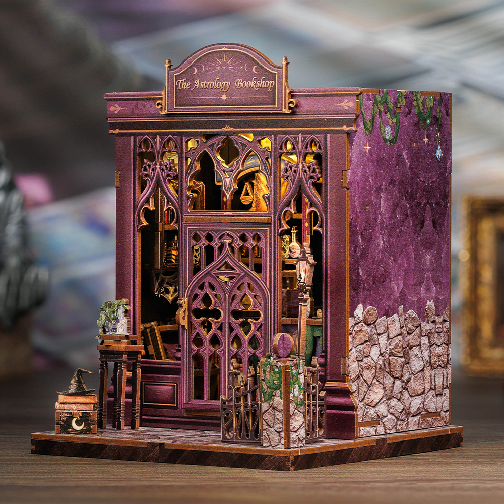 The Astrology  Bookshop | CUTEBEE DIY Book Nook Kit |