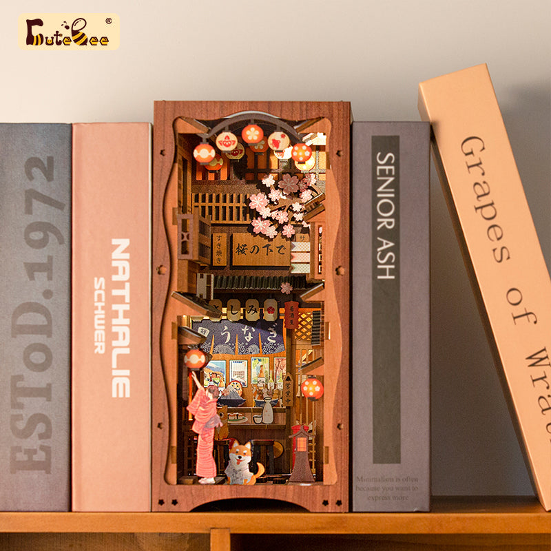 Under the Sakura Tree | CUTEBEE DIY Book Nook Kit
