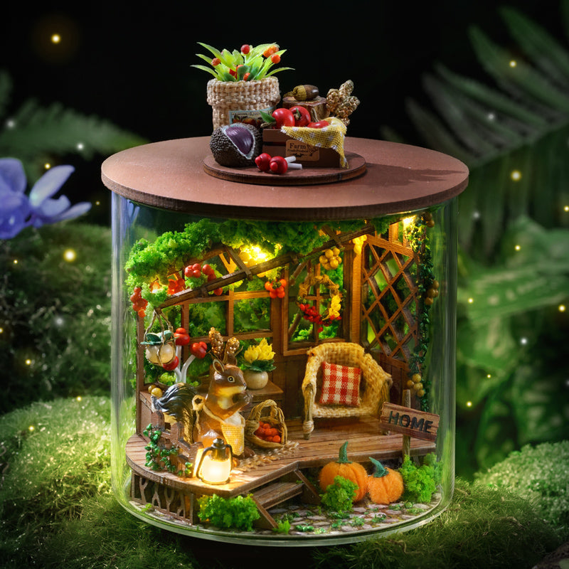 Dream Bottle Series | CUTEBEE 1: 24 DIY Dollhouse Kit