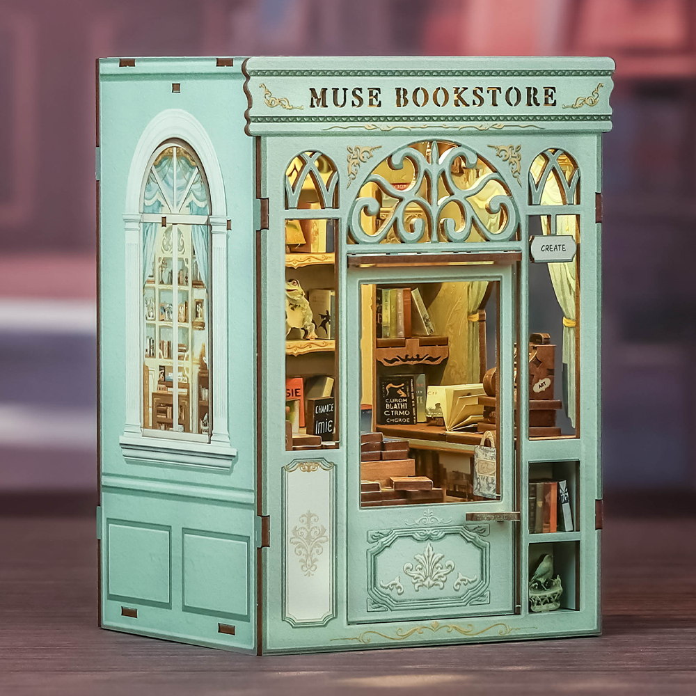 Muse Bookstore |CUTEBEE DIY Book Nook Kit