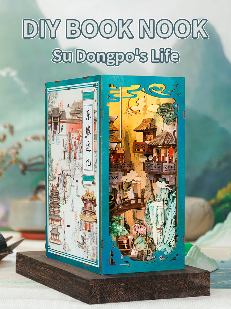 Su Dongpo's Life | CUTEBEE DIY Book Nook Kit