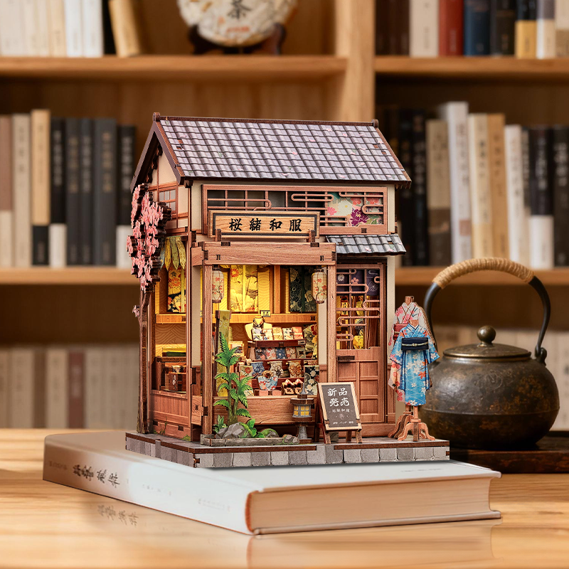 Sakura o kimono shop | CUTEBEE DIY Miniature House