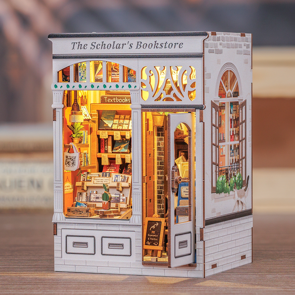 The Scholar's Bookstore | CUTEBEE DIY Book Nook Kit