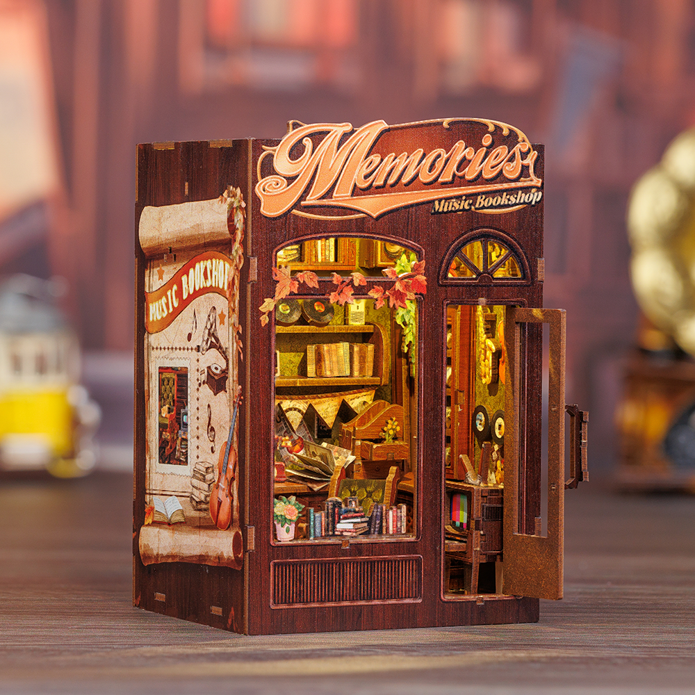 Memories Music Bookshop | CUTEBEE DIY Book Nook Kit