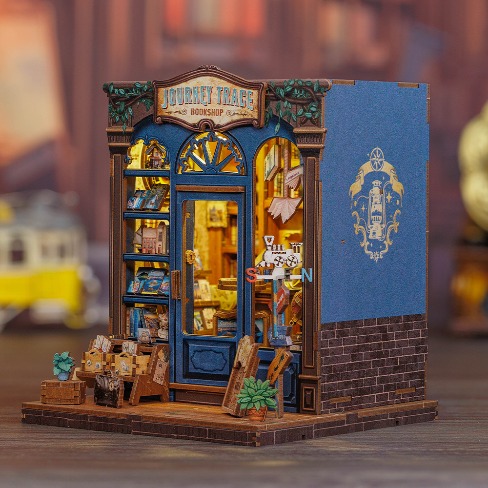 Journey Trace Bookshop | CUTEBEE DIY Book Nook Kit